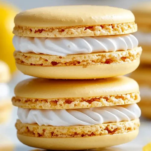 lemon meringue pie macarons