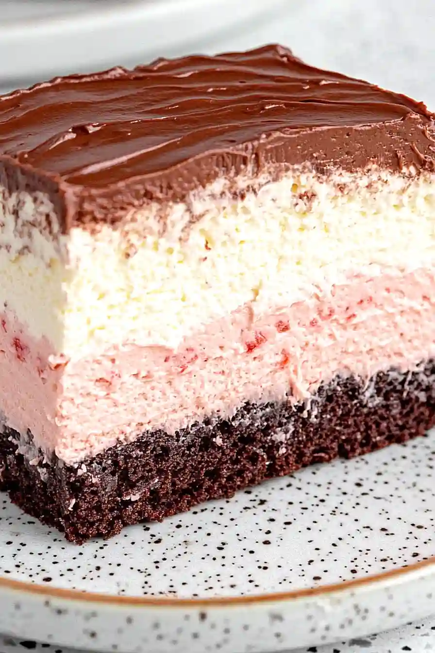 neapolitan mousse cake