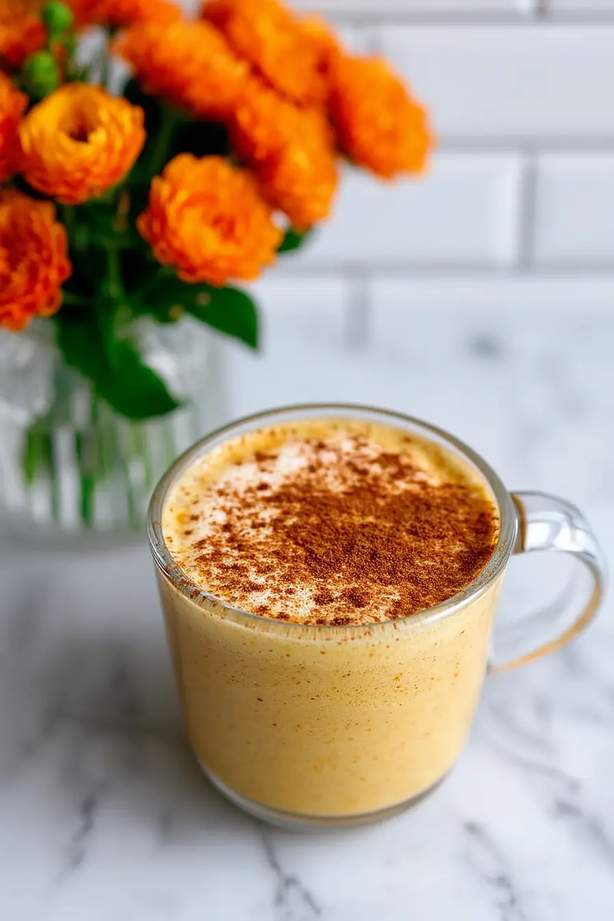 pumpkin oat milk coffee