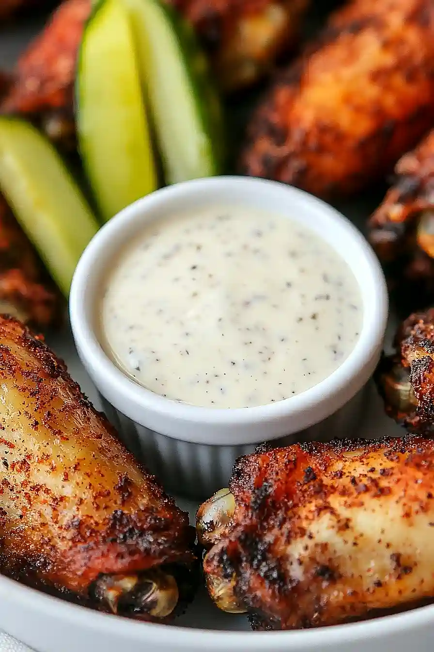 dill pickle air fryer wings