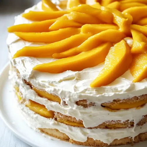 mango tiramisu