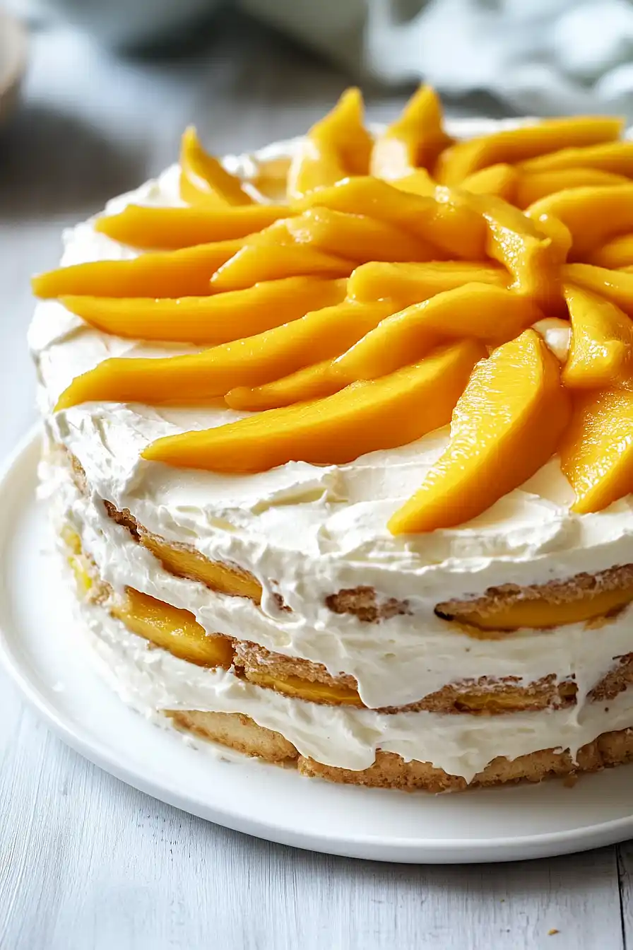 mango tiramisu