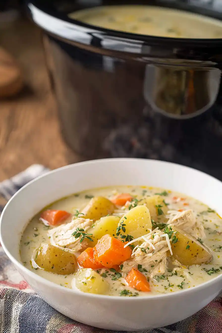 garlic parmesan chicken soup