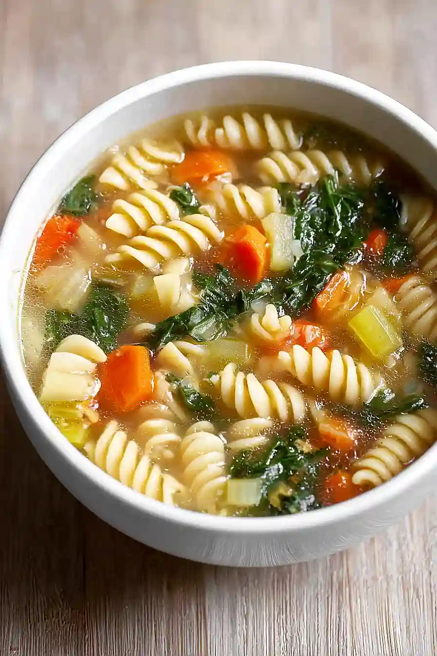 roasted garlic noodle soup