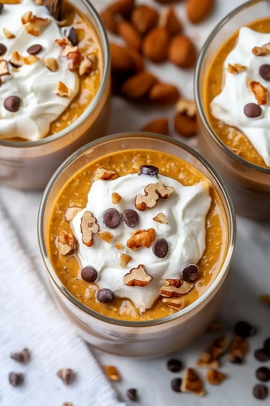 pumpkin coffee overnight oats