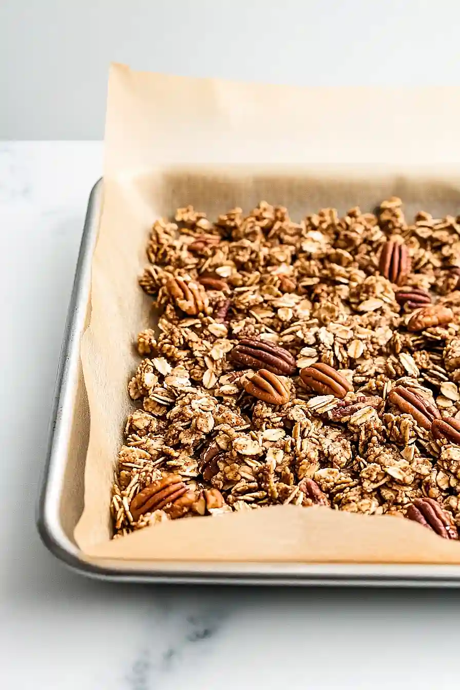 maple cinnamon pecan granola