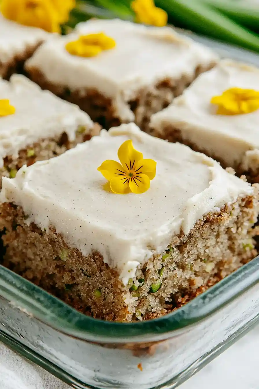 vanilla zucchini cake recipe