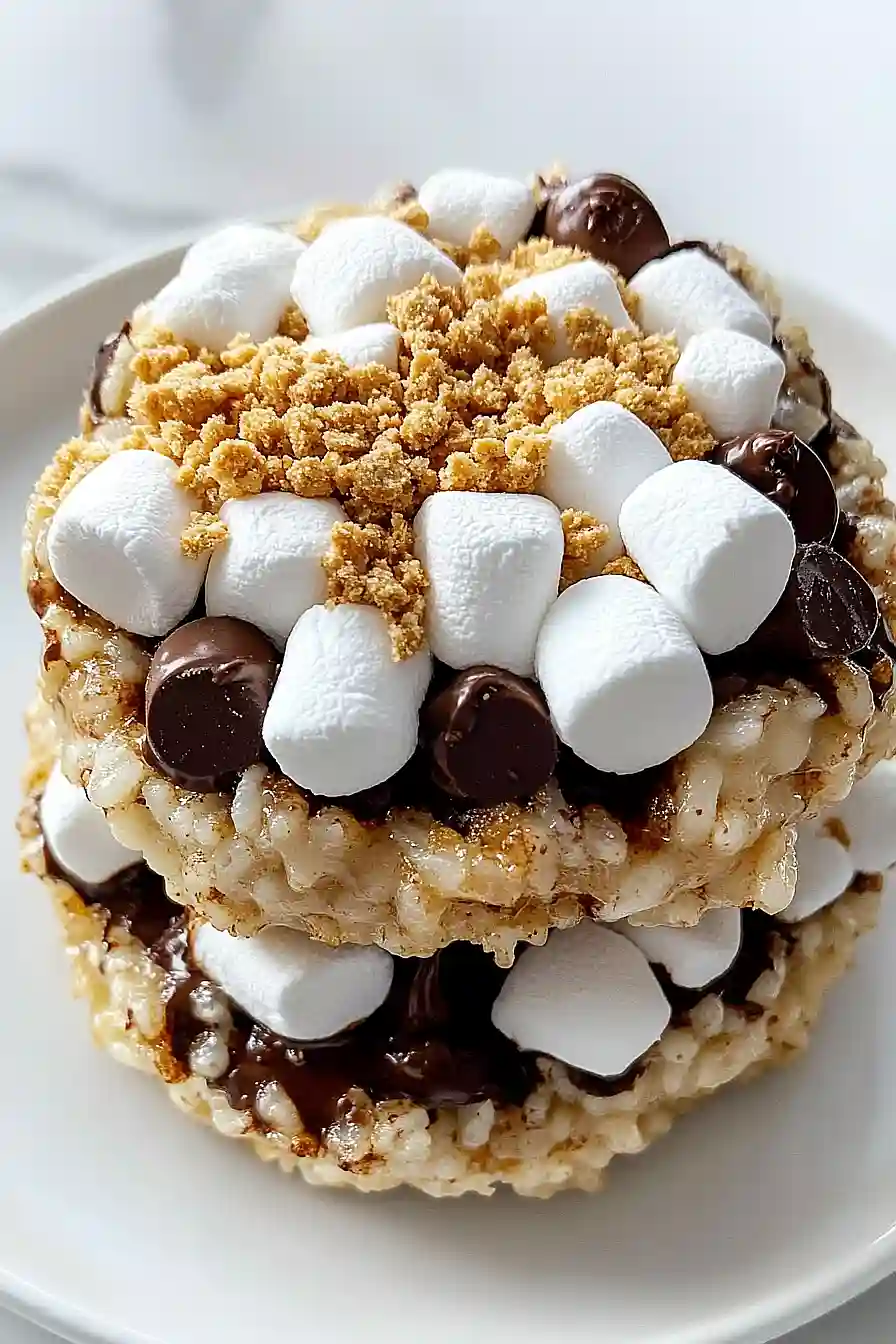 s'mores rice cake