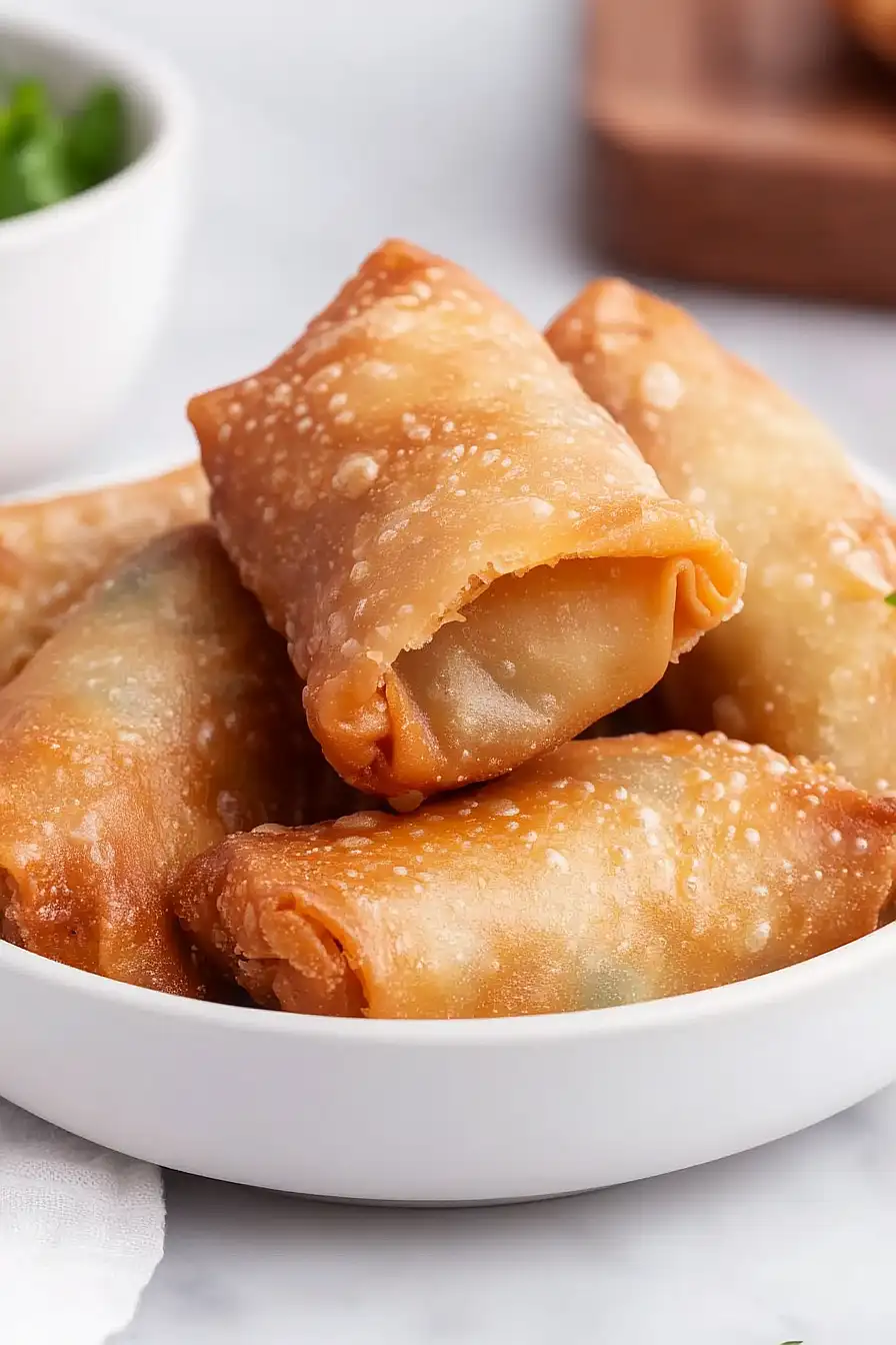 fried chicken egg rolls