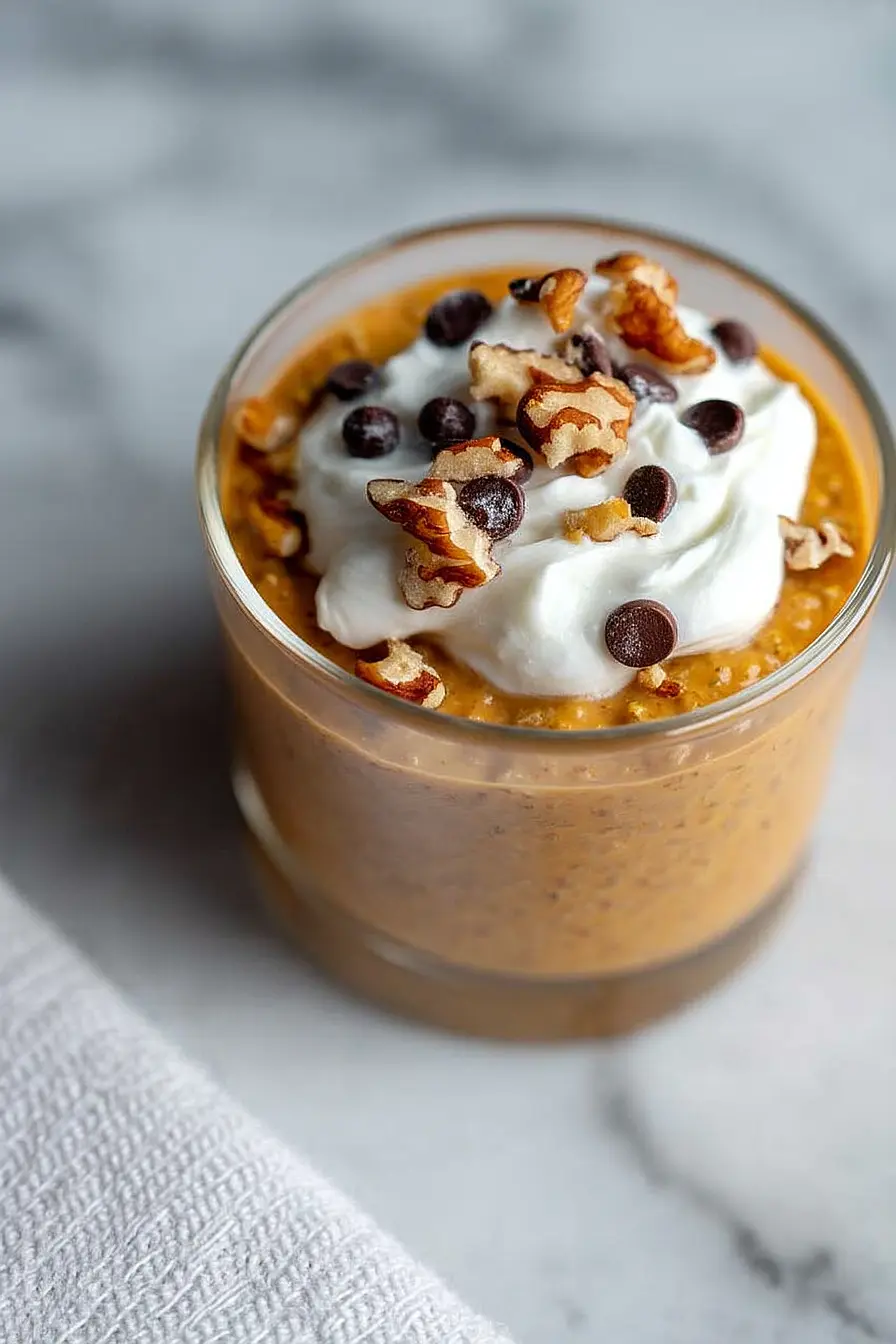 pumpkin coffee overnight oats