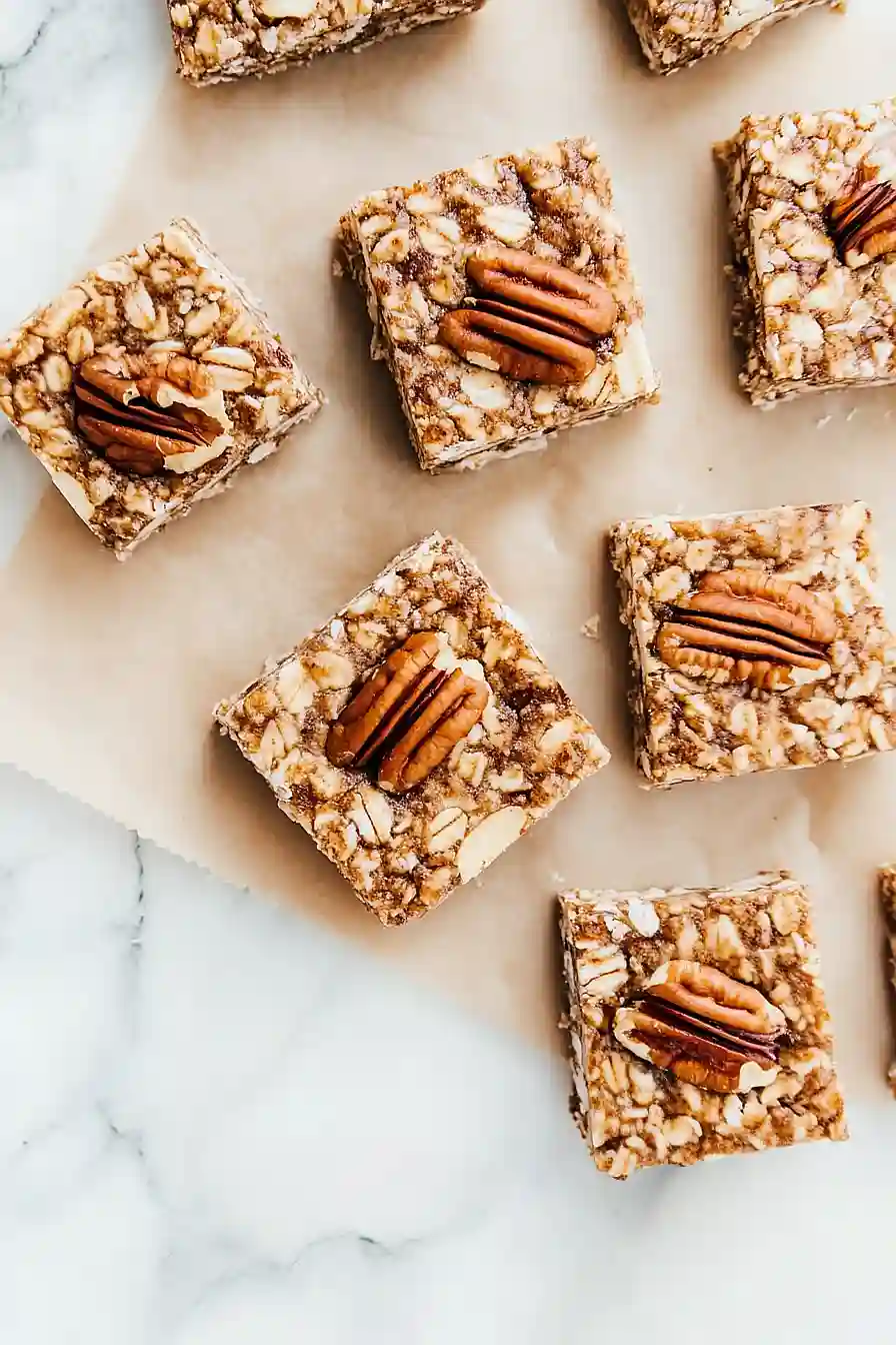 maple pecan granola bars