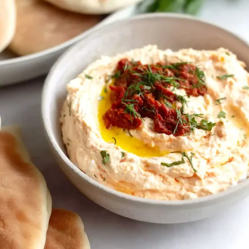 sun dried tomato and feta dip