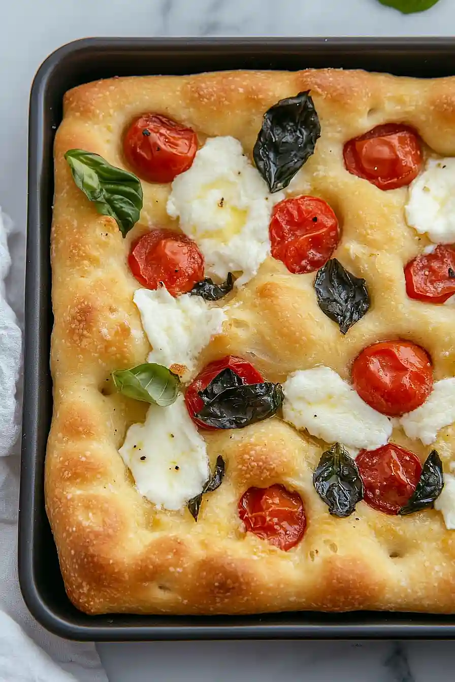 caprese focaccia