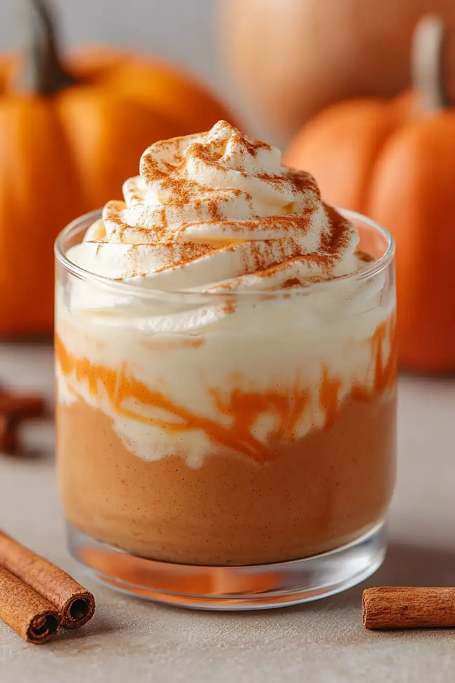 pumpkin coffee mousse