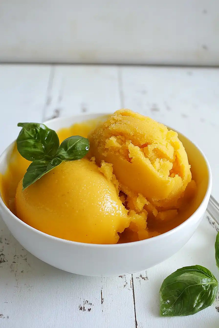 mango sorbet