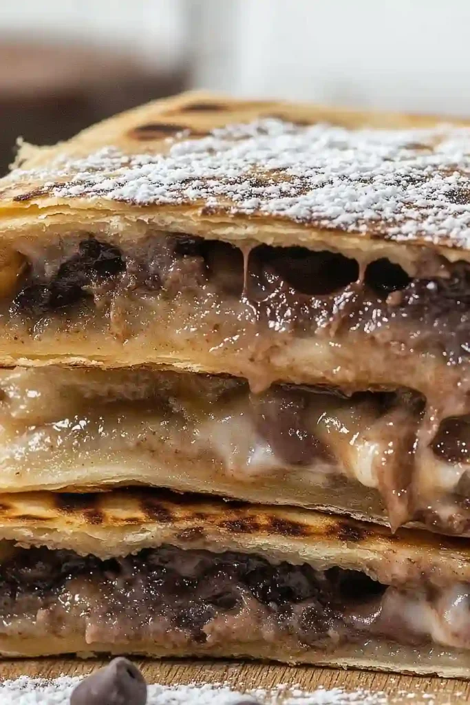 blackstone s'mores quesadilla