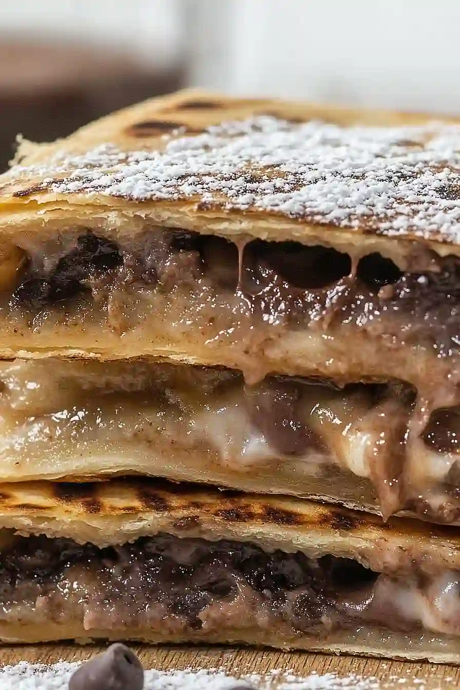 blackstone s'mores quesadilla