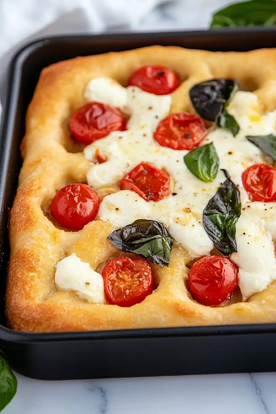 caprese focaccia