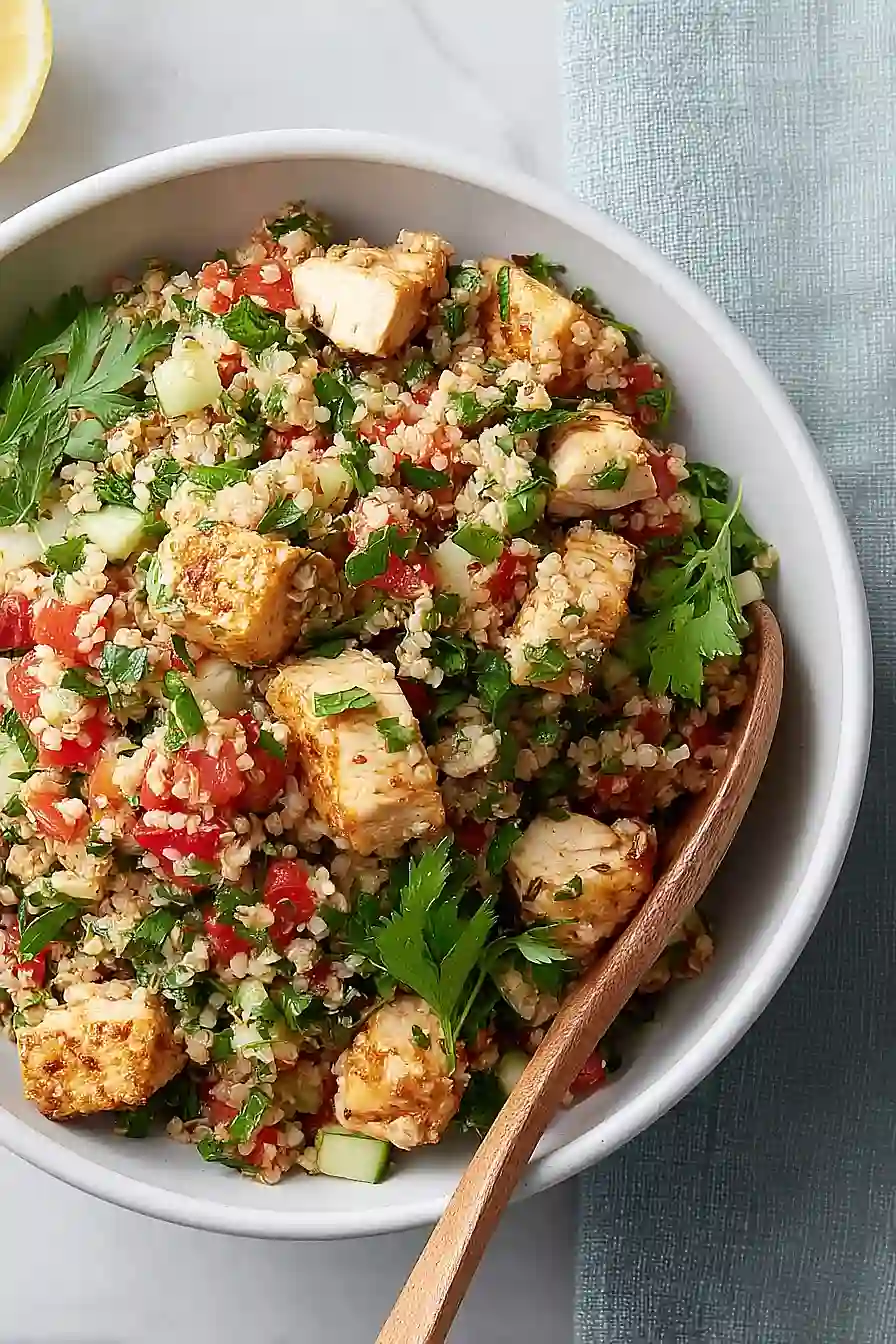 tabbouleh with chicken