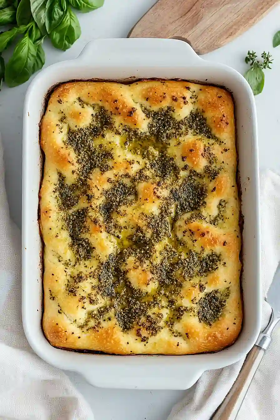 pesto focaccia 
