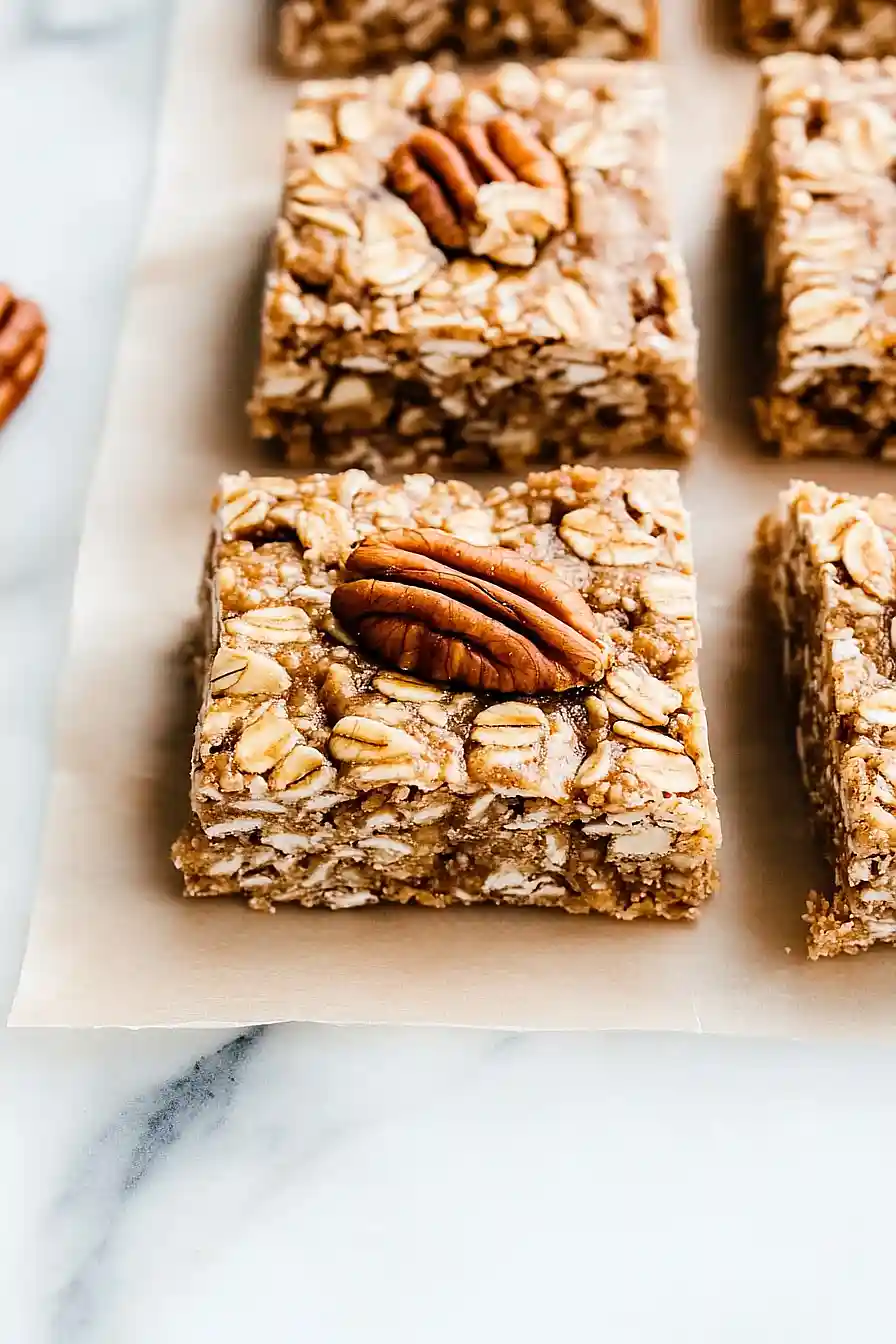 maple pecan granola bars