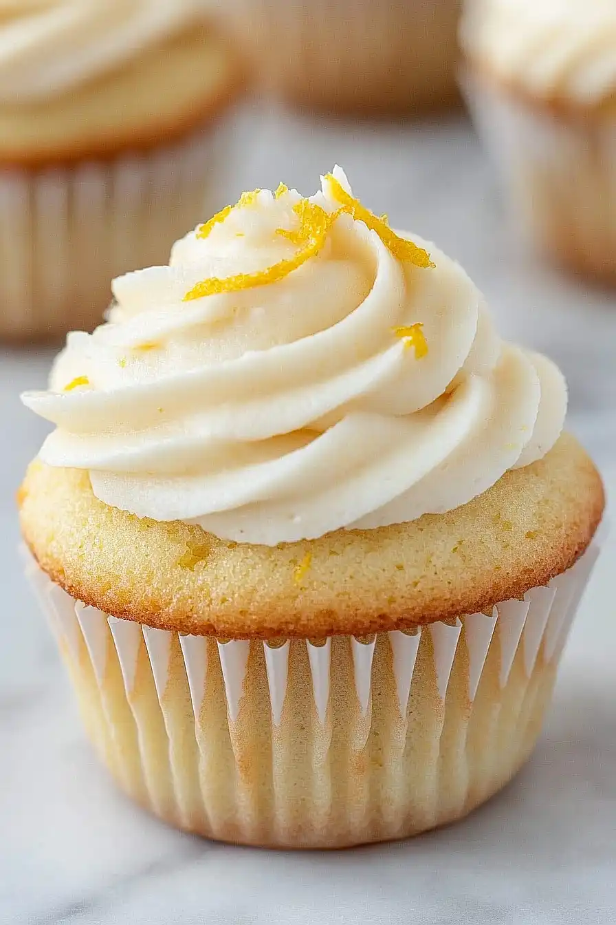 lemon cupcakes with cream cheese icing