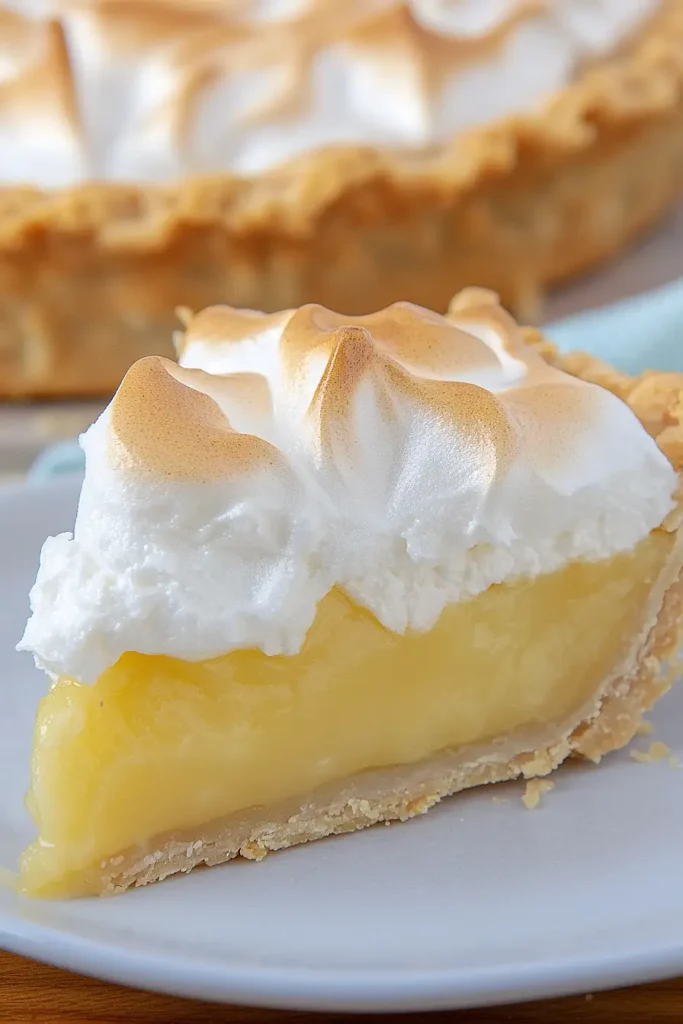 lemon meringue pie no cornstarch