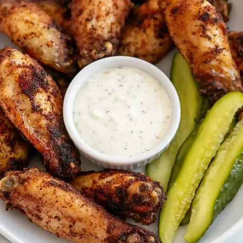 dill pickle air fryer wings