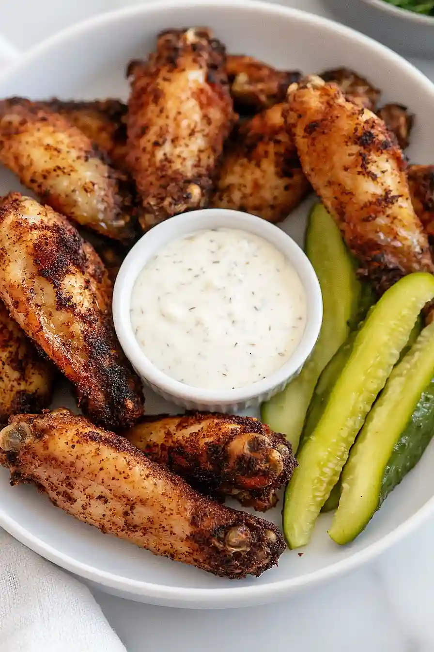 dill pickle air fryer wings