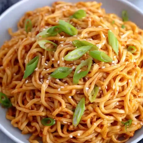 garlic lo mein noodles