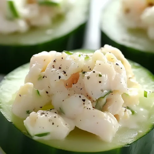 shrimp & cucumber rounds
