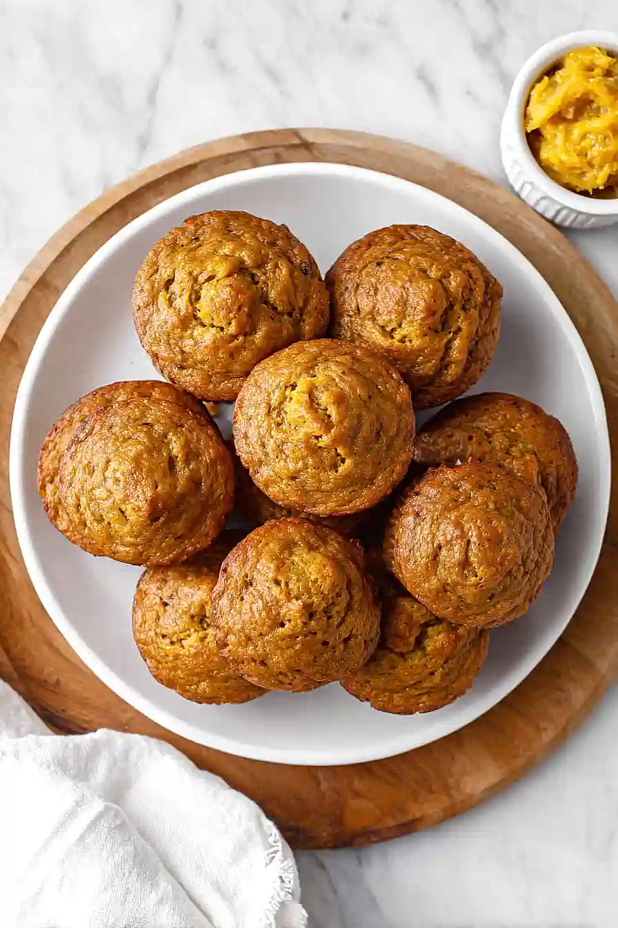 pumpkin banana muffins