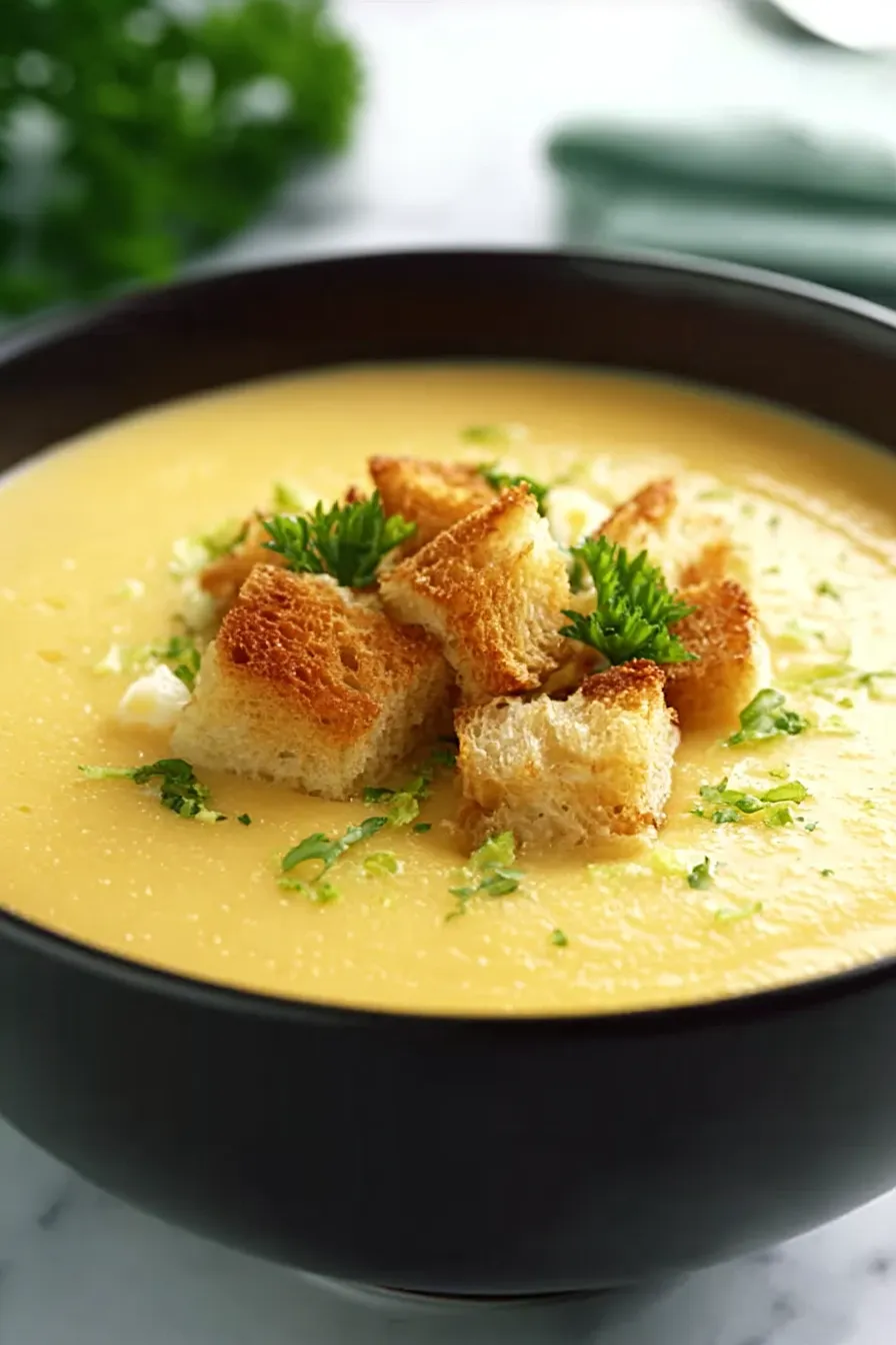 garlic cheddar soup