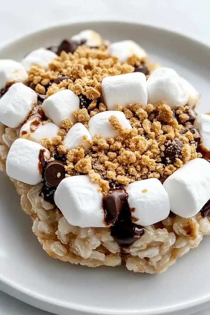 s'mores rice cake