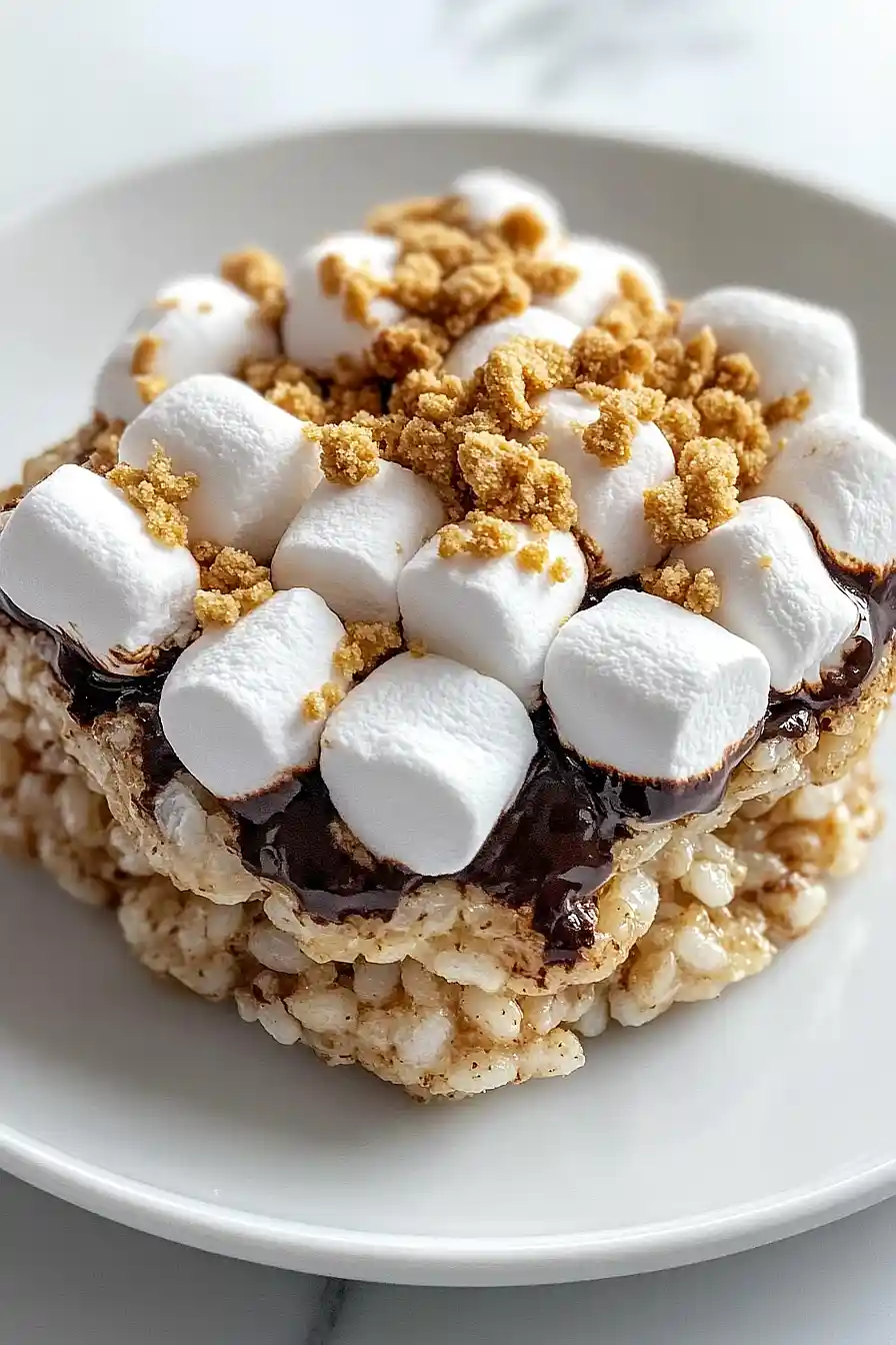 s'mores rice cake