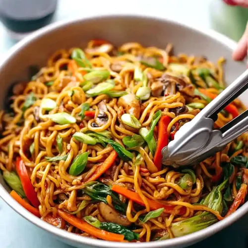 lo mein with ramen noodles