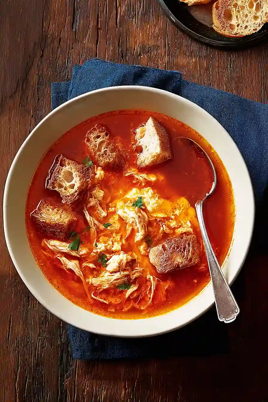 sopa de ajo (basque garlic soup)
