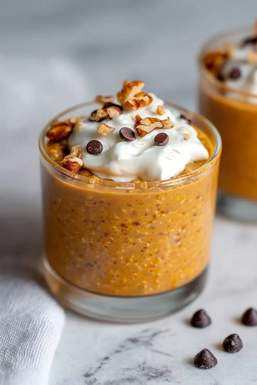 pumpkin coffee overnight oats