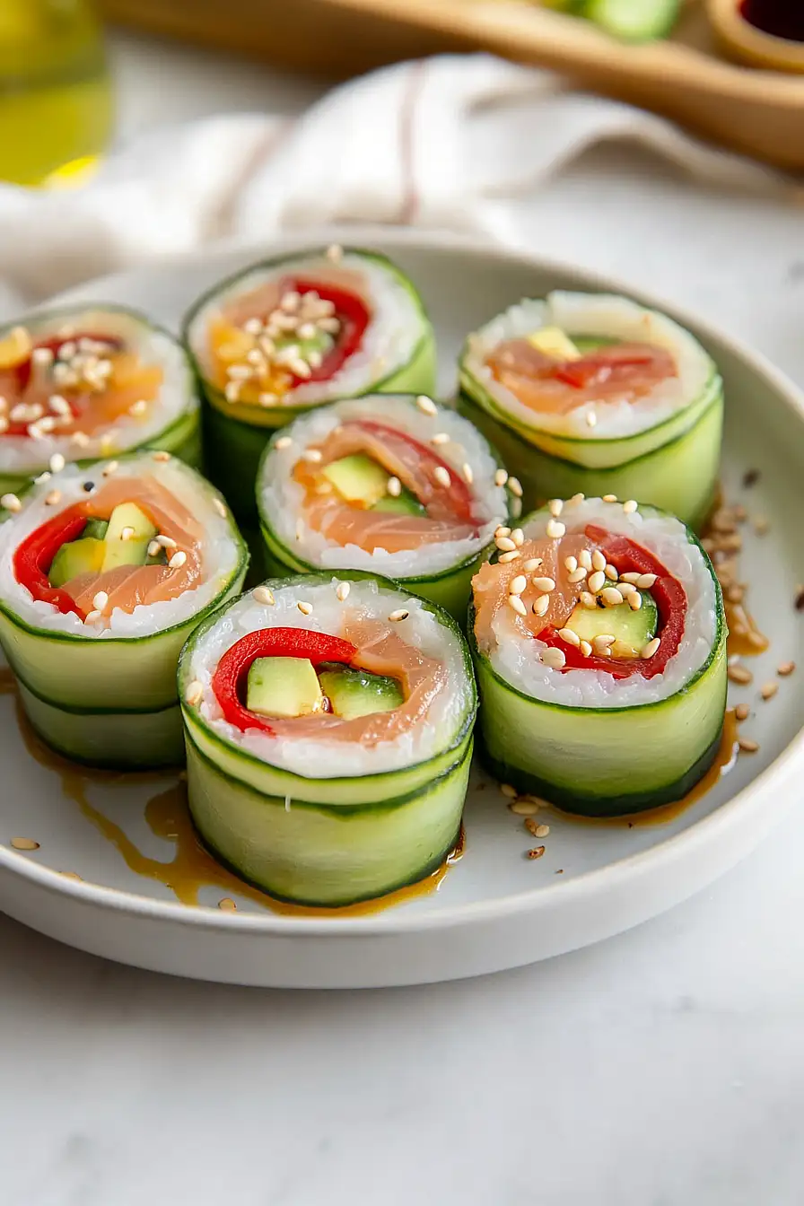 cucumber sushi without rice
