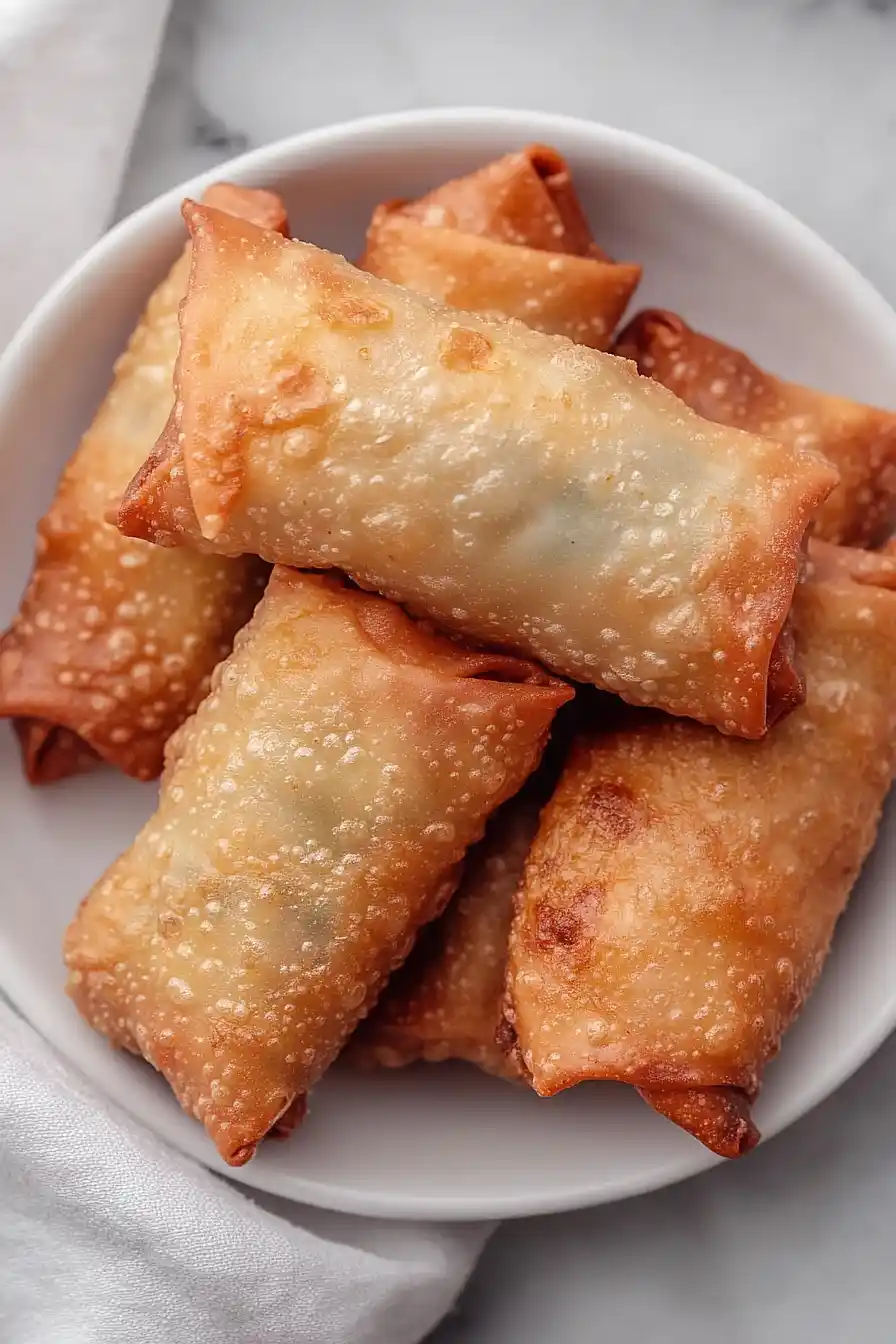 fried chicken egg rolls