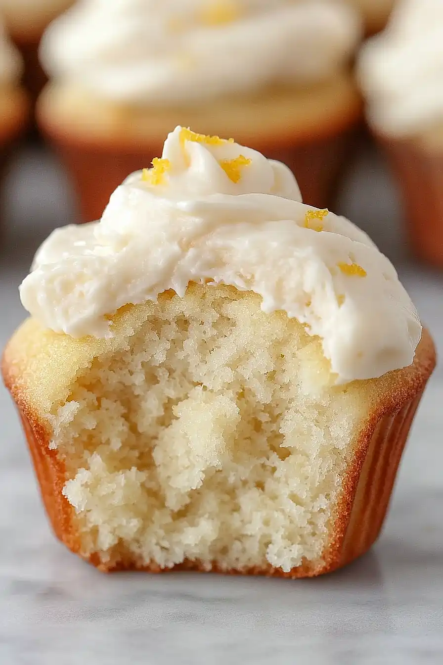 lemon cupcakes with cream cheese icing