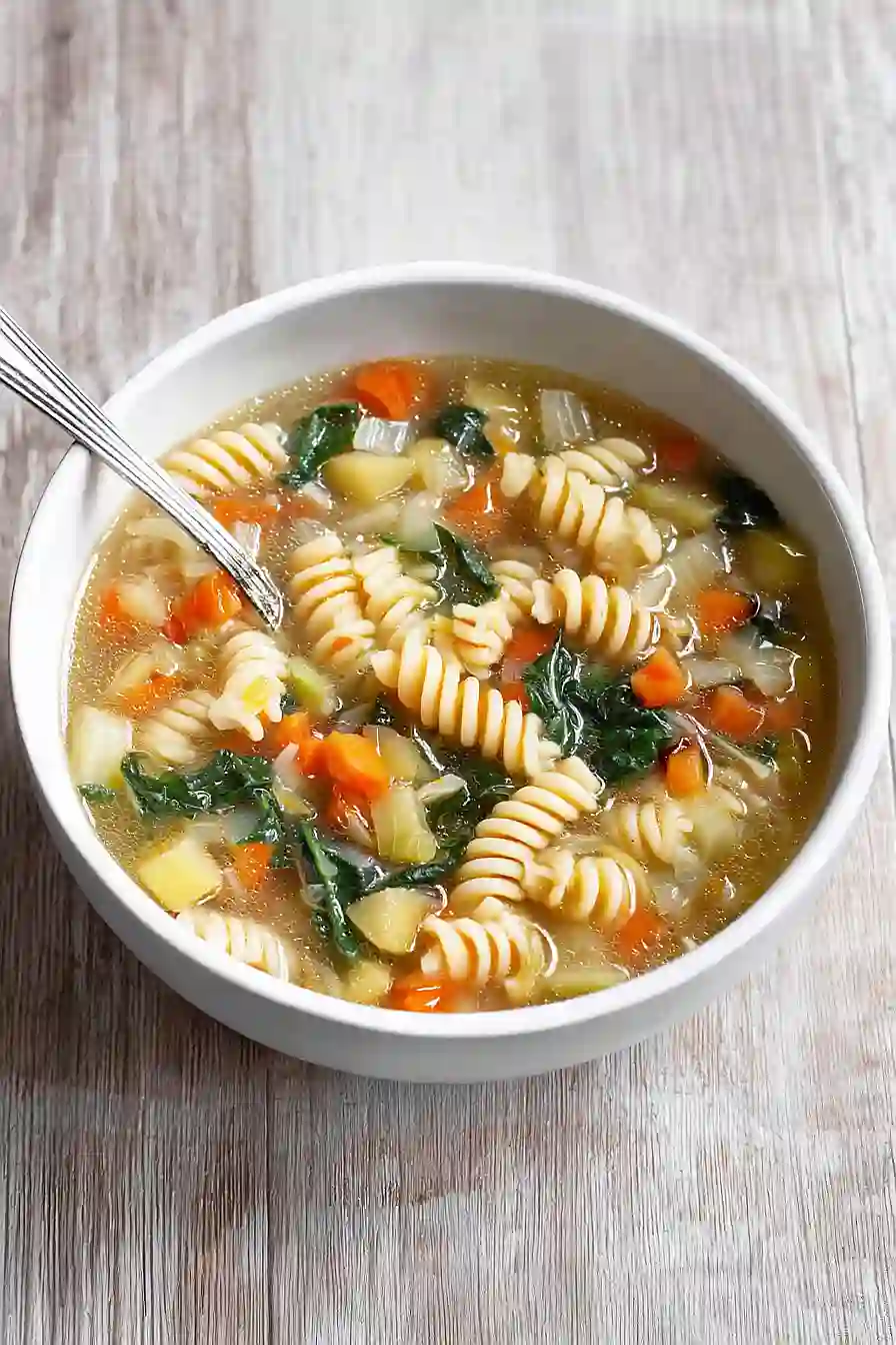roasted garlic noodle soup