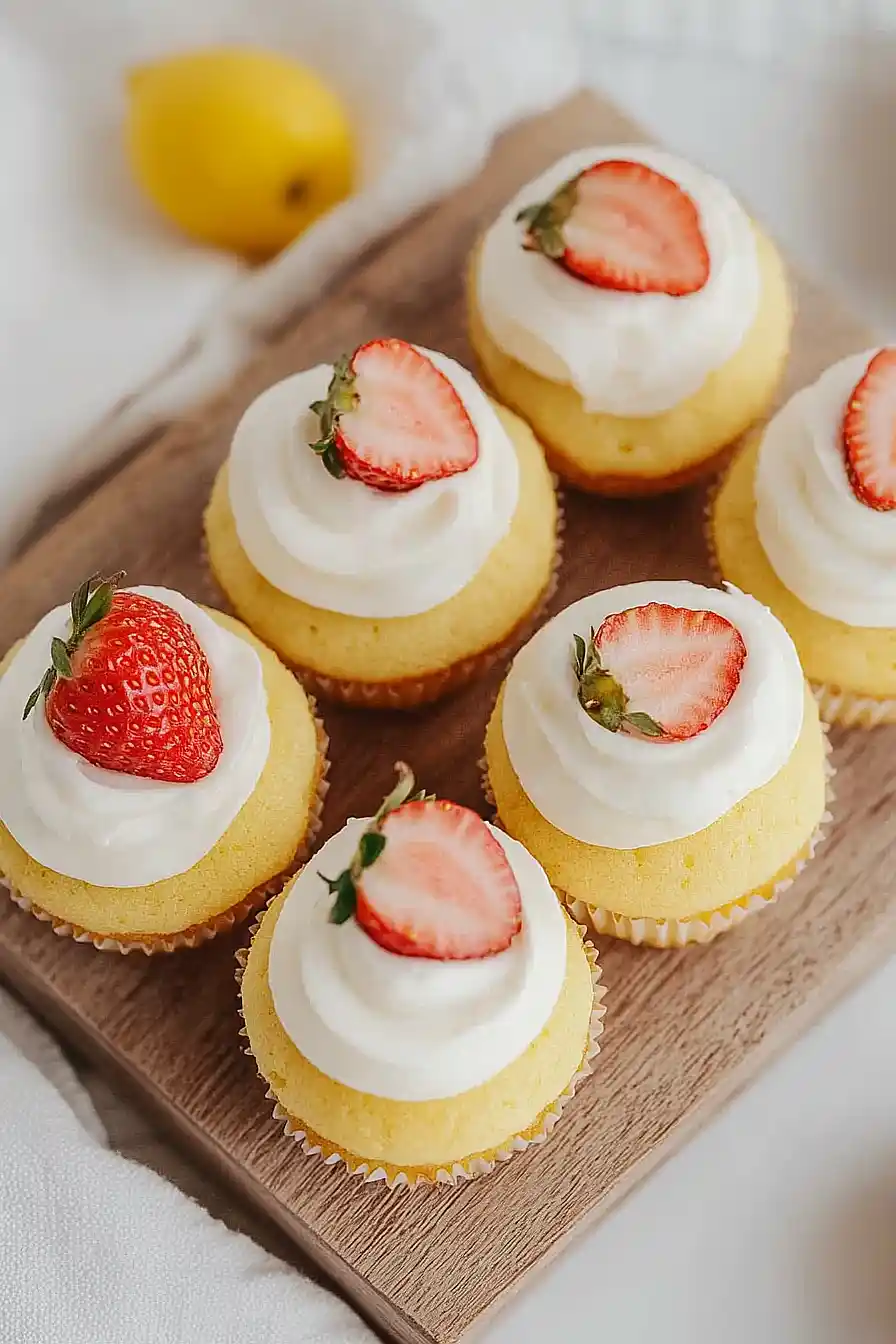 lemon cupcakes from box cake
