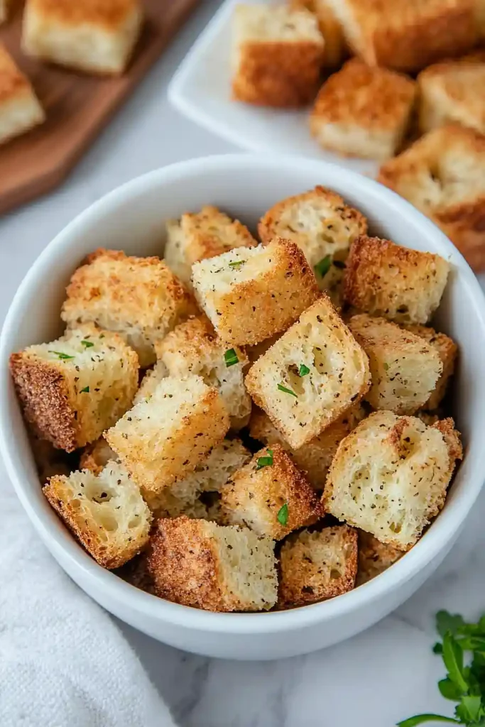 focaccia croutons