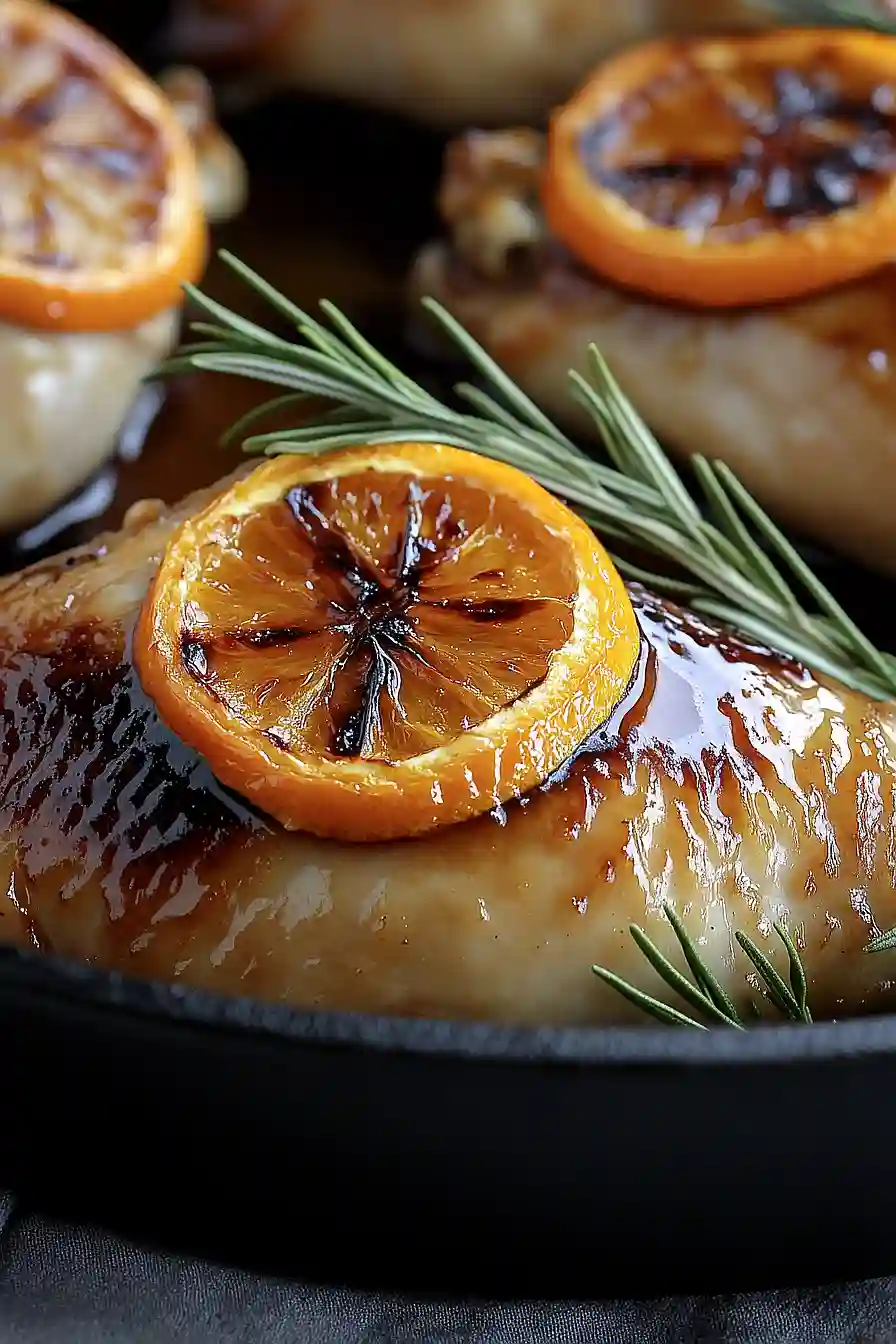 orange rosemary roasted chicken