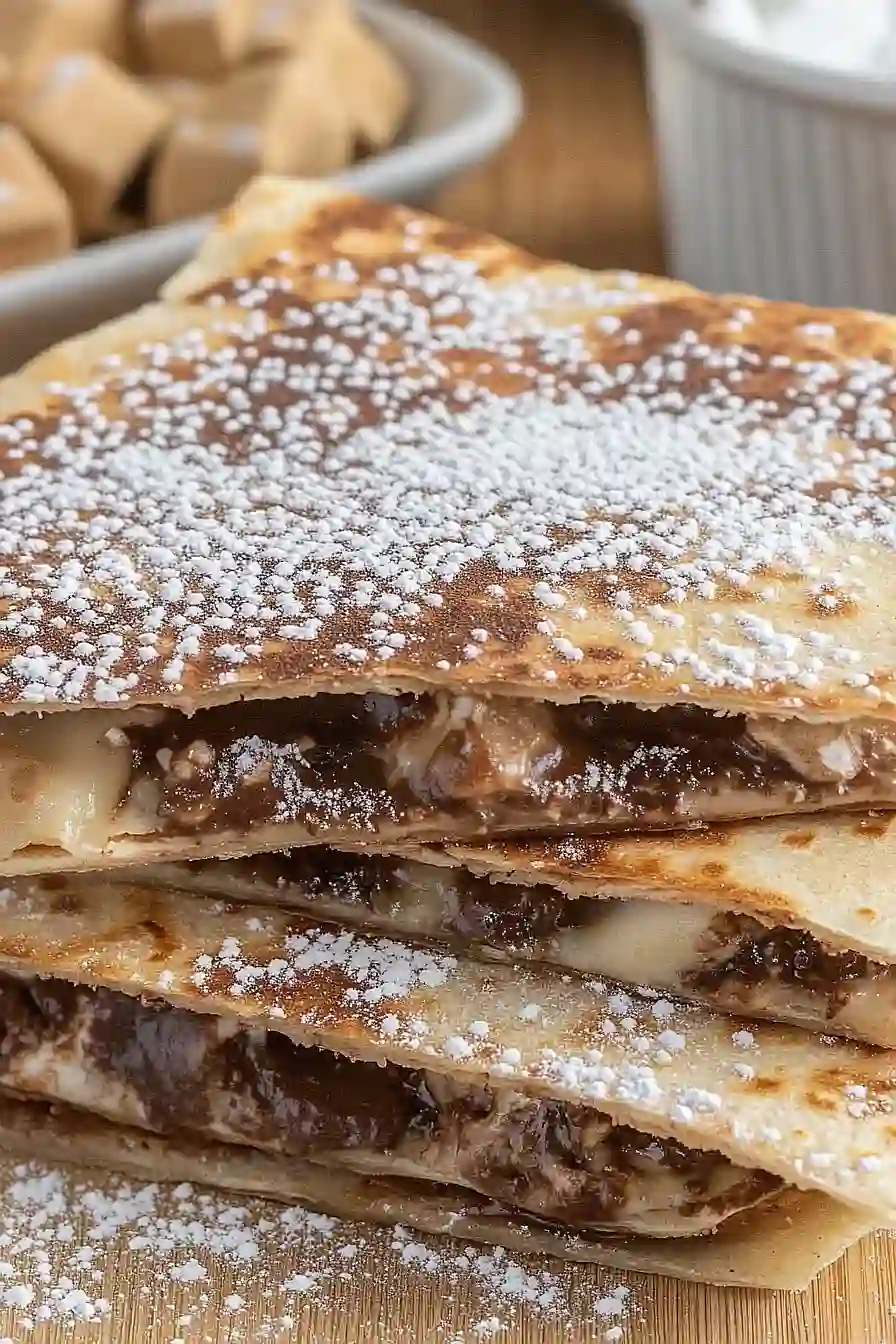 blackstone s'mores quesadilla