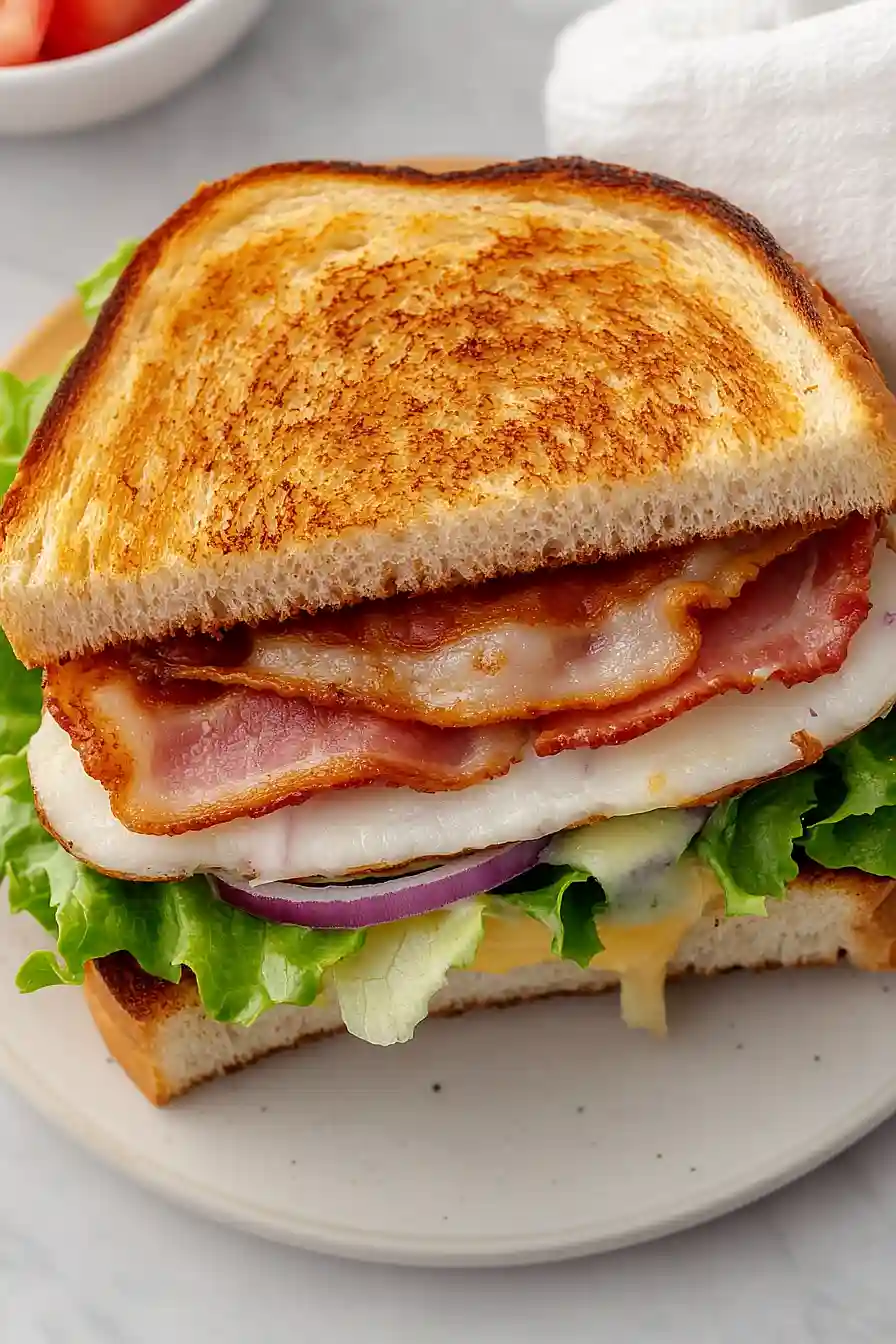 blt sandwich with onion