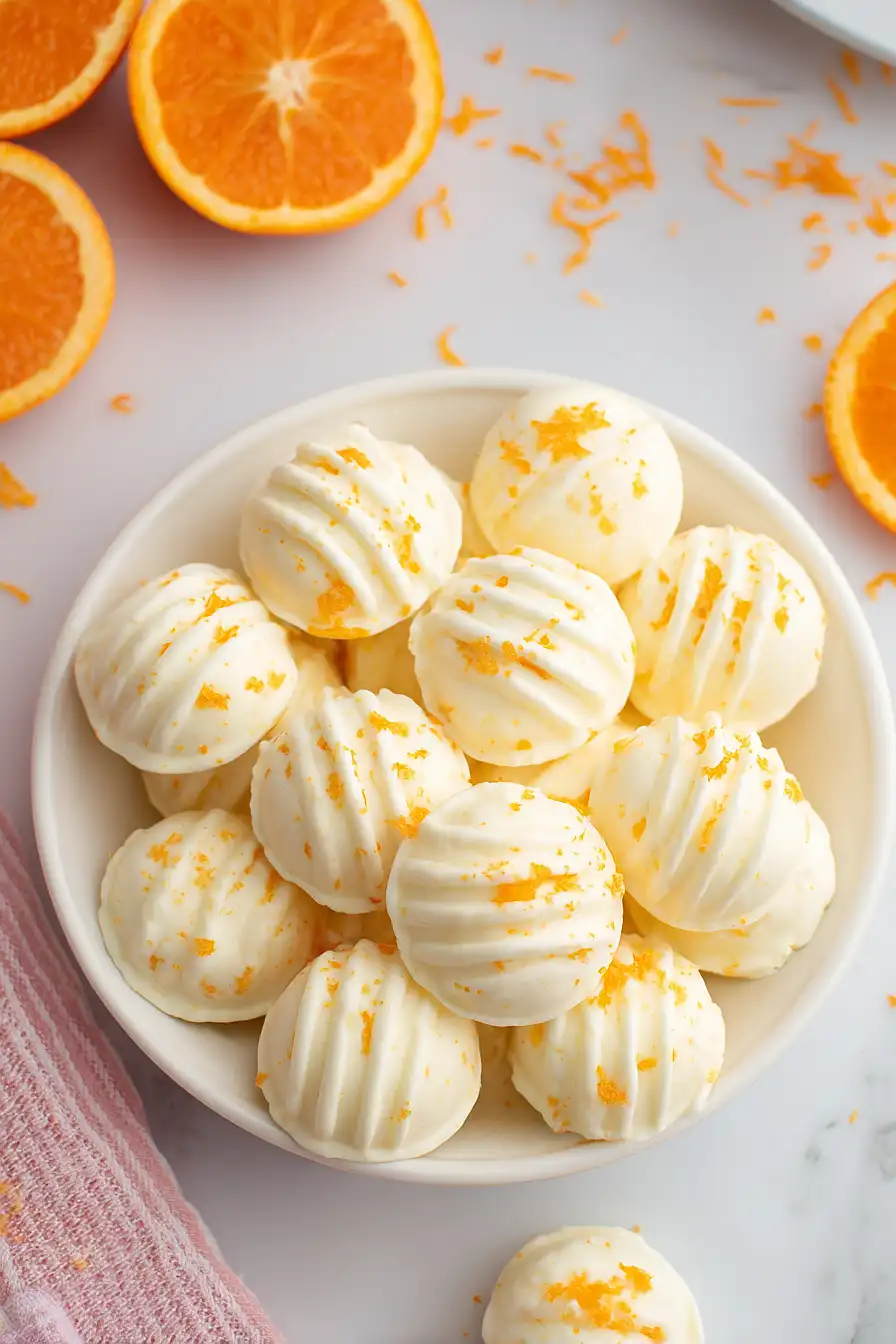 orange cream cheese mints