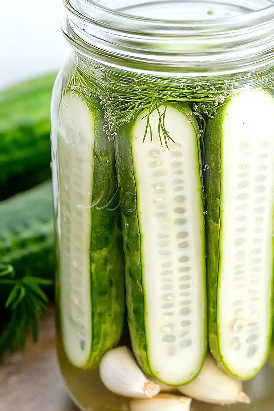 dill pickles no canning