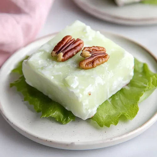 lime jello salad with cream cheese and celery